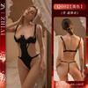 Lencería Sexy, Uniforme de Abstinencia Sexy, No Necesita Quitarse, Body sin Entrepierna, Push-Up para Pecho Pequeño con Aros, Confidencial, Pieza Única, Dropshipping