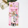 Llavero de panda de cerámica de dibujos animados, colgante lindo, decoración de mochila, regalo pequeño cultural y creativo, regalo pequeño para niños, al por mayor