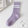 Calcetines de Yoga con Suela de Silicona para Mujer Calcetines Largos Suela de Silicona Antideslizante Deportes Fitness Procesamiento Fabricante de Calcetines Largos Venta al por Mayor