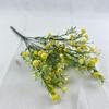 Estoque Disponível Atacado Transfronteiriço Buquê de Gipsofila 5 Cabeças Malha 25 Flor Plástica Flor Artificial Macia de Borracha PU Decoração de Casamento Flor de Simulação