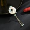 Broche de borla Xiangyun de estilo antiguo con hebilla Ping An para mujer, ramillete de cheongsam, nuevo accesorio vintage para corte.