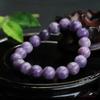 Pulsera de Perlas Redondas de Sugilita Optimizada Ai Yu Pulsera de Cristal de Piedra Preciosa Fabricante de Joyería Vintage Venta al por Mayor S4070814