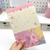 Novo Álbum de Cartões A5 com Páginas Internas Coloridas, Livro de Folhas Soltas Destacável de Desenho Animado, Livro Estilo Xiaohongshu, Fofo