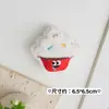 Nuevo Broche de Felpa de Tostada de Dibujos Animados Accesorios Galletas Galletas Accesorios para el Cabello Bolsas Zapatos y Calcetines Accesorios Decorativos Serie Gourmet