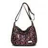 2026 Bolso Nuevo para Mujer de Tela Oxford Impermeable Bolso de Madre para Mujeres de Mediana Edad Gran Capacidad Multicompartimento Bolso Estampado