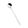 Cuchara de acero inoxidable de aspecto elegante para postre, café, para mezclar, dorada, nido de pájaro con miel, cuchara redonda pequeña, regalo para taza