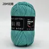 Ovillo de Hilo de Algodón de Leche Acrílico de 4 Hebras para Muñeca Crochet Venta al por Mayor Hilo Tejer Crochet DIY Grosor Medio Hecho a Mano