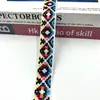 Nova Fita Colorida Estilo Étnico Retrô Bordado de Minoria Lace de 2,5 cm de Largura Acessórios Bolsa