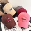 Moda de Primavera y Otoño Personalidad Letras de Moda Casual Todo Combinable Gorra Parasol 2025 Nueva Gorra de Béisbol de Copa Suave para Niños