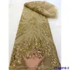Vestido de Noche Francés con Grandes Adornos de Diamantes, Bordado Soluble en Agua, Encaje de Malla y Tejido de Encaje Tridimensional Encaje de Novia