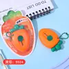 Estilete utilitário de cenoura, abacate e morango de desenho animado, mini cortador de caixa de frutas e vegetais, cortador de papel portátil