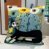 Funda de Almohada Impresionista Artística Cojín Lumbar con Estampado Abstracto de Picasso, Cojín Decorativo para Sofá Estilo Europeo