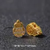 Acessórios de Pingente Espaçador de Gourd da Fortuna Banhado a Ouro Microincrustado com Zircônia Materiais para Acessórios de Pulseira Feitos à Mão