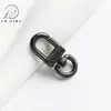 Fivela de mini porta rotativa colorida fofa de liga, joias DIY, enfeites de bolsa, acessórios de contas, componentes de chaveiro, atacado