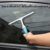 Limpador de Vidro de Carro Formato T Silicone Antiderrapante Cabo Raspador Raspador de Neve Lavagem de Carro Repelente de Água Ferramenta de Limpeza Suprimentos