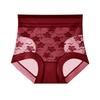 Tamanho Plus Size Gordo mm Cintura Alta Controle de Barriga Confortável Roupa Íntima Feminina Nova Controle de Barriga Renda Sexy Cueca Modeladora Sem Costura