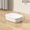 Caja de almacenamiento canasta de almacenamiento de escritorio canasta de almacenamiento de bocadillos y juguetes para la sala de estar canasta de almacenamiento de artículos varios para la cocina caja de almacenamiento rectangular con tapa