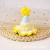 Chapéu de Aniversário Doce de Princesa Headwear Totalmente Feito à Mão Crochê Chapéu Alto de Lã Presilha de Cabelo Grampo de Cabelo de Crochê Presilha BB Fábrica Direta