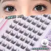 Pestañas Postizas Autoadhesivas Sin Pegamento Jonbos para Mujer, Naturales y Realistas, Pestañas de Racimo Individual Edelweiss Sirena