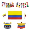 Banderas Nacionales de Estados Unidos, Canadá, México y Colombia 2026, Decoraciones, Chalecos de Animación para Aficionados, Suministros para el Ambiente de la Bandera