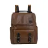 Mochila estilo britânico retrô para mulheres, nova mochila da moda estilo coreano 2026 simples e elegante para estudantes universitários, mochila de viagem