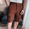 Pantalones Cortos Waffle para Hombre 2026, Nuevo Estilo de Verano, Color Sólido, Pantalones Casuales Delgados, Pantalones Blancos de Moda Tendencia para Hombre