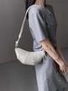 Bolso Croissant de Nicho Nueva Moda Cuero Genuino Bolso Sobaco 2025 Un Hombro Suave Bolso de Mujer Piel de Cabra Bolso Cruzado