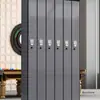 Gabinete para tacos de billar, mostrador de almacenamiento de tacos para miembros, gabinete de almacenamiento para sala de billar, gabinete de exhibición de almacenamiento de seis puertas con cerradura de contraseña