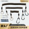 Cuerda Anti-Pérdida de Alambre de Acero Inoxidable Cuerda Retráctil de Alta Gama para Pesca en Barco Cuerda de Mano Anti-Pérdida para Señuelos Cuerda Gruesa Reforzada con Rebote Automático