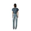 Jeans de Pierna Recta para Mujer Primavera y Otoño 2026 Pantalones Largos de Pierna Ancha Adelgazantes de Cintura Alta Casuales de Largo Hasta el Suelo