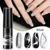 Set de Gel para Dibujo con Línea Metálica para Uñas Transfronterizo Gel para Pintura Francesa Gel para Dibujo de Líneas Gel para Pintura de Bordes Gel de Fototerapia de Espejo Esmalte de Uñas Gel