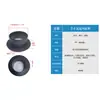 Tubo de Papel de 3 pulgadas Tapón de Plástico Protector Redondo de Plástico de 76 mm Tapa de Pared Tapa de Tubo de Papel Tapa Protectora Cabeza