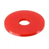 Arandela plana de nailon PA66, junta aislante de plástico, arandela circular roja m2m2.5m16m18m20