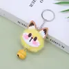 Colgante de Peluche con Campana Lindo de Moda Llavero Gato de la Suerte Colgante de Muñeca Gato para Mochila Regalo