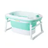 Tina de Baño para Bebé Recién Nacido Tina para Sentarse y Acostarse Tina de Natación para Niños Tina Plegable para el Hogar para Niños de 0 a 15 Años