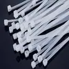 Cinta de sujeción para cables, brida de plástico, negra, blanca, 3.6x 100cm-400cm, brida de plástico autoblocante
