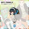 Casa de juegos de espías Golden Star llavero acrílico animación color periférico campana colgante colgante se puede hacer de D