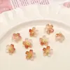 Pingente de Flor de Cerejeira com Gradiente Colorido 1 Peça Pulseira de Miçangas DIY Feita à Mão Acessórios Decorativos Estilo Antigo Materiais Atacado