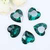 Corazón de Melocotón con Punta Inferior 8-27mm Forma Especial Diamante de Imitación Corazón Cristal de Vidrio Diamante Teléfono Móvil Uñas Diamante Material DIY Accesorios