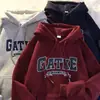 Marca de Moda de Rua Moletom com Capuz Roupa de Casal Vibe Estilo Hip-Hop Americano Ins Outono e Inverno Tops Masculinos Fabricantes Atacado