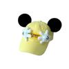 2025 Versión Coreana Gorra de Béisbol para Mujer con Palma de Mickey Hace que la Cara se Vea Más Pequeña Adecuada para Cara Cuadrada y Redonda Gorra con Orejas de Mickey de Dibujos Animados