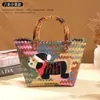 Cesta tejida de Dachshund Souvenir para Damas de Boda, Regalo práctico de alta gama, Caja de regalo de boda, Bolso de mano, Regalo de boda para hermanas