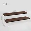 Suporte de Exibição em Escada de Madeira de Nogueira Rack de Armazenamento de Exibição de Brinquedo Blind Box Figura Prateleira de Ornamento Suporte de Exibição em Acrílico