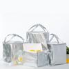 Bolsa isotérmica para bolo filme a laser espessada bolsa fria refrigerada conservação de frescor bolsa isotérmica de folha de alumínio bolsa de gelo 4-12 polegadas