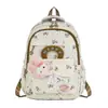 Mochila de gran capacidad, estilo coreano, nuevo modelo verano 2026, encaje simple, linda y fresca, mochila escolar para estudiantes de secundaria y preparatoria