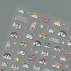 Libro Rojo Pequeño Explosiones Píxel Pequeño Nuevo Pegatina Estudiante Gao Yan diy Dibujos Animados Infantil Lindo Pegatina para Uñas