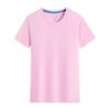 Camiseta de Algodão Puro de Verão Logo Personalizado Roupas de Trabalho Corporativas Roupas de Classe Gola Redonda Manga Curta Solta Camisa de Cultura Publicitária Impressão