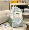 Mochila de Bloques de Color para Exteriores para Mujer Modelo Nuevo 2026 Mochila de Viaje Versátil de Alto Valor para Estudiantes Bolsa Escolar de Gran Capacidad