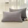 Fundas de almohada 100% algodón para dormitorios, alojamientos y casas de huéspedes, 48 cm x 74 cm, Juego de dos, Fundas de almohada 100% algodón