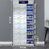 Gabinete para platos de comedor personal multi-puerta fábrica lonchera tazón palillos almacenamiento aparador acero inoxidable gabinete de desinfección gabinete de comedor